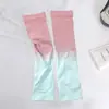 2026 Nuevo Estilo Mangas de Seda de Hielo con Protección Solar para Mujer, Mangas Finas para Brazos Anti-UV, Mangas de Hielo para Conducir en Verano