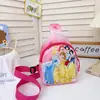 Bolsas Infantis Cartoon Modernas para Jardim de Infância Crianças Penduradas na Diagonal Sete Princesas Mochila Pequena Meninos e Meninas Carteira de Moedas Casual