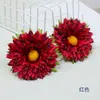Flor Artificial Crisantemo del Sol Crisantemo Pequeño de Mil Capas Fabricante Mayorista Tocado Estilo Antiguo Bandera de Cabeza Producción Estilo Pastoral Decoración del Hogar