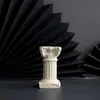Mini estátua de gesso adereços de decoração de fotos adereços de fotografia de retrato decoração de coluna romana ornamentos de cena fundo