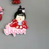 Atacado de fábrica mercearia japonesa resina estéreo geladeira 3d adesivos magnéticos lanterna Dharma adesivos de mensagem criativa em estoque