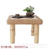 Mesa de ventana de ratán, sencilla, estilo zen japonés, mesa pequeña de madera maciza, mesa de té pequeña, mesa Kang, mesa baja tatami creativa, envío gratuito