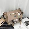 Bolsa Crossbody Feminina 2025 Nova Moda Ferramentas Grande Capacidade Bolsa Mensageiro Masculina Casual All-match Estudante Classe Bolsa de Ombro