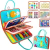 Tablero de Aprendizaje de Fieltro Transfronterizo para Niños, Tablero de Vestir DIY, Libro de Cuentos de Iluminación del Conocimiento, Tablero de Aprendizaje de Fieltro Personalizado
