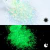 Alto Brillo Luminoso Estrellas y Luna Arte de Uñas Lentejuelas Joyería Embotellado Mariposa Conejo Brillo Luminoso para Uñas Venta al por Mayor Transfronteriza