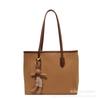 Estudante universitário classe viajante grande bolsa feminina 2023 nova moda simples grande capacidade bolsa de ombro estilo ocidental bolsa tote