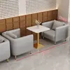 Nuevo stand de casa de té, sofá, cafetería, restaurante, área de descanso, tienda de té con leche, mesa y silla de combinación para negociación informal
