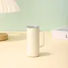 Nueva taza termo mini de acero inoxidable de pequeña capacidad de 2 oz transfronteriza, accesorio de viaje portátil con asa, taza de café