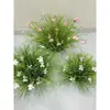 Hierba Artificial Decoración de Interiores Paisajismo Exhibición en Ventana Mobiliario Suave Plantas Artificiales Adornos Paquete Otro Musgo Artificial Hecho a Mano