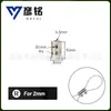 Bloqueador de Cable de Acero de Doble Agujero, Accesorios para Cable de Acero, Tensor de Cable de Acero, Soporte para Cable de Acero, Hebilla Ajustadora para Cable de Acero