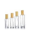Atacado de fábrica frasco de spray de vidro frasco de emulsão embalagem cosmética frasco de pressão portátil frasco de base