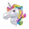 Nuevo Globo Grande de Unicornio Arcoíris Transfronterizo Macaron Arcoíris Caballo Globo de Película de Aluminio Globo Decoración de Cumpleaños