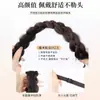 Faixa de Cabelo Trançada com Velcro, Trança Espinha de Peixe Alta, Faixa de Cabelo Magnética, Acessório de Cabelo, Faixa de Cabelo Magnética para Rabo de Cavalo