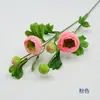 Flores Artificiales para Decoración de Salón de Bodas, Flores de Seda Más Vendidas Transfronterizas para Exhibición en Sala de Estar Interior, Flores Falsas de Tela de Seda, Loto de 5 Cabezas en Tallo Único