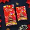 Feliz Cumpleaños y Cumpleaños Sobre Rojo Engrosado Luna Llena del Bebé Bolsa de Sobre Rojo Universal