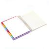 Novo Caderno A5 Cor Arco-Íris Pioneiro Controle de Pragas Caderno A5 Bolha de Amor Atualizado