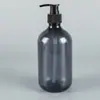 Botella de Plástico para Champú y Gel de Ducha Gris Boston 100-500ml Botella para Loción