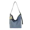 Bolso Grande de Pana Retro para Mujer 2026 Nuevo Bolso de Hombro Otoño e Invierno Textura de Alta Calidad Bolso Tote para Viajar Gran Capacidad