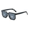 2023 nuevos gafas de mosaico gafas de sol personalizadas gafas de sol de píxeles al por mayor tendencia personalizada moda gafas de sol de marca grande