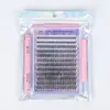 Pestañas Agrupadas Segmentadas DIY Transfronterizas Rizo D Naturales Gruesas y Voluminosas Set de Pestañas Postizas de Gran Capacidad