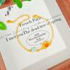 Jin Yan no se ha desvanecido en mucho tiempo.. Pulsera de estrella de cangrejo de dibujos animados de oro arena. Joyería superpuesta de nicho, temperamento simple, dulce y versátil