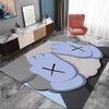 Alfombra transfronteriza ins Marca Tide Sala de estar kaws Personalizada Creativa Dormitorio Cabecera Frente de cama Manta Infantil Alfombra de piso grande Resistente a la suciedad