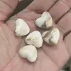 Carcasa acrílica tipo guijarro pequeño irregular con forma natural, cuentas para cadena de teléfono móvil hecha a mano DIY, accesorios para collar, venta al por mayor