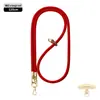 Cordón de alta gama original para teléfono móvil de 8 MM resistente para colgar en el cuello ajustable para exteriores anti-pérdida cuerda trenzada para muñeca dorada