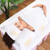 Juego de toallas especiales de alta calidad para salón de belleza, club de fisioterapia, toalla de cama con orejas, suave, absorbente, logotipo imprimible