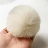 Venta al por mayor del fabricante Pompones Extra Grandes de Piel Sintética de Conejo para Bufandas, Sombreros, Accesorios, Accesorios de Ropa Esponjosos, Bolas de Peluche Hechas a Mano