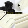 Ropa de temporada de invierno logo estampado ropa de trabajo abrigo cálido para exteriores cortavientos impermeable forro polar publicitario abrigo por encargo