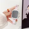 Adecuado para Correa Transparente de Apple Watch, Correa Deslumbrante Tricolor de Apple, Set Láser Moldeador de Cintura Ultra2