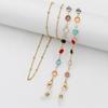 Cadena para Gafas para Mujer Explosiva Transfronteriza Hebilla Antideslizante de Silicona Cadena para Mascarilla Sentido Avanzado ins Cadena de Perlas Cadena para Gafas