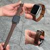 Correa de cuero de cintura pequeña adecuada para s9applewatch78 Apple Watch SE6543 pulsera s8