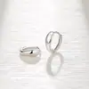 Originales Populares Transfronterizos Pendientes de Plata de Ley S925 con Forma de Lágrima Invertida y Espejo Diseño Nicho Pendientes de Lujo Accesible de Gama Alta para Mujer