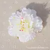 Venta de liquidación: Cabezas de Flores de Peonía Blanca (Pétalos Rotos) - Flores Artificiales para Fondo de Fotografía de Boda y Arreglos Florales Decorativos