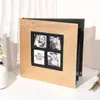 Álbum de fotos de macarrão PU Europa e Estados Unidos Livro de cartões comemorativos DIY álbum de fotos polaroid feito à mão álbum de fotos este livro de cartões álbum de fotos de grande capacidade