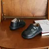 Sapatos para Bebês e Crianças Pequenas, Sola Macia Antiderrapante, 0-1 a 3 Anos, Sapatos de Couro para Bebê, Sapatos Sociais Estilo Britânico, Sapatos de Performance Masculinos e Femininos