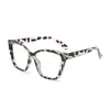 Armazón de Gafas Cat-Eye Clásico Transfronterizo de Marco Grande Anti Luz Azul para Hombres y Mujeres Sin Graduación Armazón de Gafas Cateye Elegante