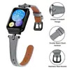 Adequado para Xiaomi 8pro/9pro/10pro nova pulseira de couro com adornos de diamante em formato de T, pulseira de relógio inteligente de couro Redmi 4/5/6
