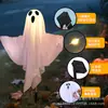 Luzes de LED Fantasmagóricas de Fantasma Pequeno para Decoração de Halloween, Montagem de Cena de Atmosfera de Terror para Festa no Pátio Externo