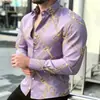 Camisa Masculina Casual Solta de Manga Longa Nova - Primavera e Outono - Amazon AliExpress - Transfronteiriça Europeia e Americana