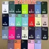 Nova capa de celular de silicone com padrão lichia para janela grande espelhada protetora aplicável ao iPhone 15 Pro Max, capa de botão galvanizada para 14