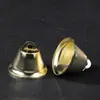 10~45mm Sino Aberto de Liga de Natal Sino Trompete Dourado Sino Aberto Sino em Forma de Sino Estoque Pronto Lote