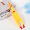 Frango Gritando de Vinil Grande, Médio e Pequeno Brinquedo Criativo de Pegadinha para Aliviar o Estresse, Brinquedo de Som para Pet, Frango Gritando Desesperado, Engraçado