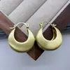 Brincos Geométricos Escovados Minimalistas Design Versátil Ear Cuffs Argolas de Alto Padrão Estilo para o Dia a Dia Brincos de Alto Padrão