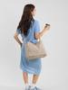Bolsa Tote Feminina Grande Capacidade Leve Bolsa de Ombro Bolsa para o Trabalho Design de Nicho Casual Simples 2025 Nova Bolsa de Mão