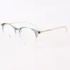 Gafas para el teléfono Tr90 de moda unisex con bloqueo de luz azul, montura redonda, aspecto fresco y natural, monturas de gafas de moda que realzan la forma del rostro