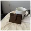 Porta-Cartões Masculino e Feminino Moderno e Simples Porta-Cartão de Identidade Compacto Feminino Porta-Cartão de Motorista Anti-Desmagnetização Carteira de Moedas Ultrafina