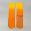 Nuevos calcetines de Pilates y yoga de color degradado para mujer, de longitud media hasta la pantorrilla, con suelas de silicona antideslizantes, alta elasticidad, adecuados para fitness, baile y deportes